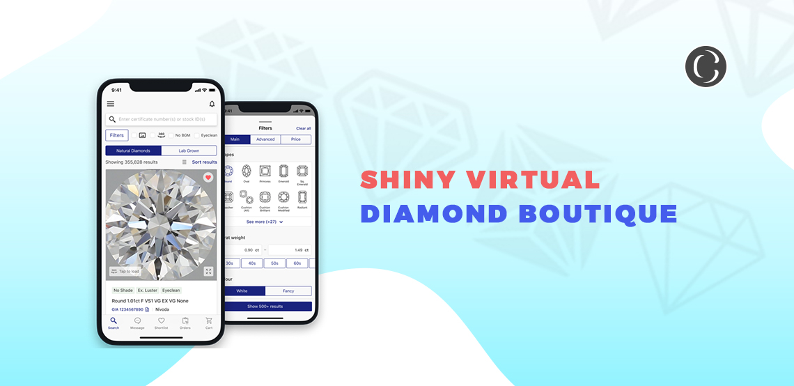 An Eye To The Virtual Diamond Boutique App Development for Diamond Selling businesses
