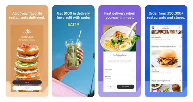 Scope of on-demand delivery apps like Postmates