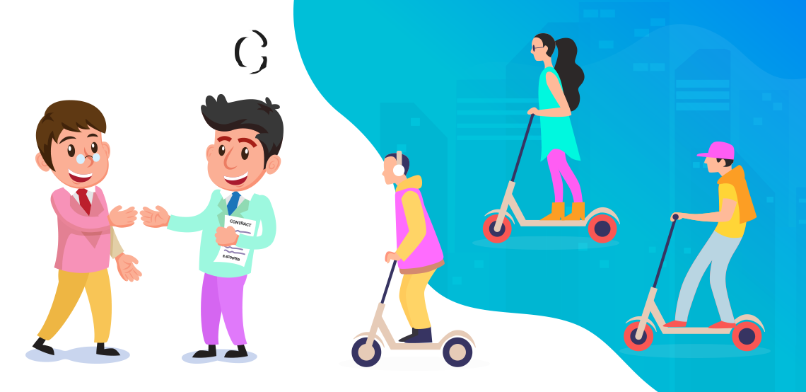 Some of the biggest e-scooter startups are joining hands with the ride-hailing companies to earn profits together