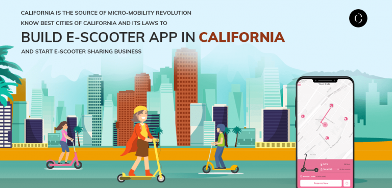 build e-scooter app in California