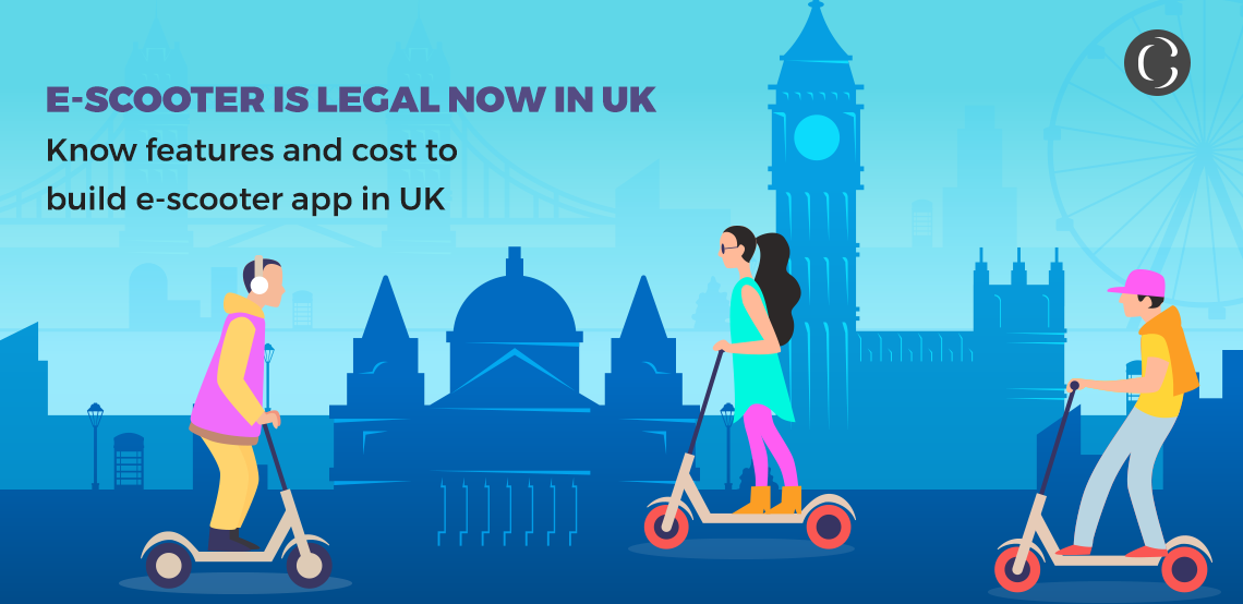 E-scooter is legal now in the UK