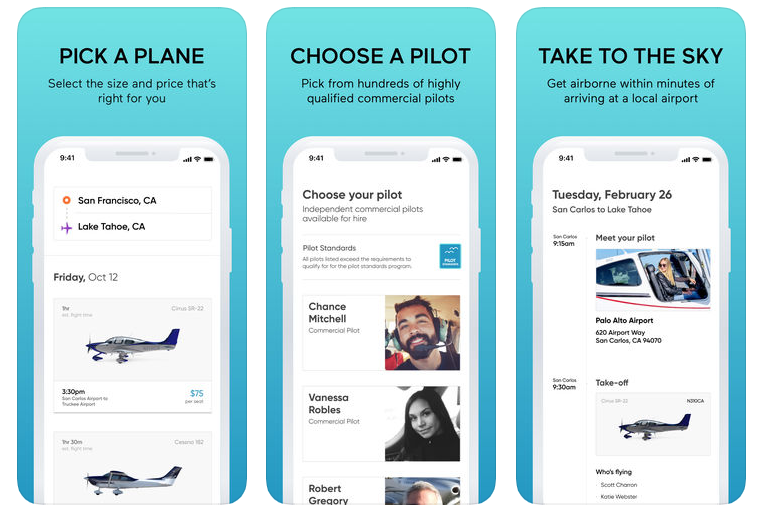 Blackbird-Flight-sharing app