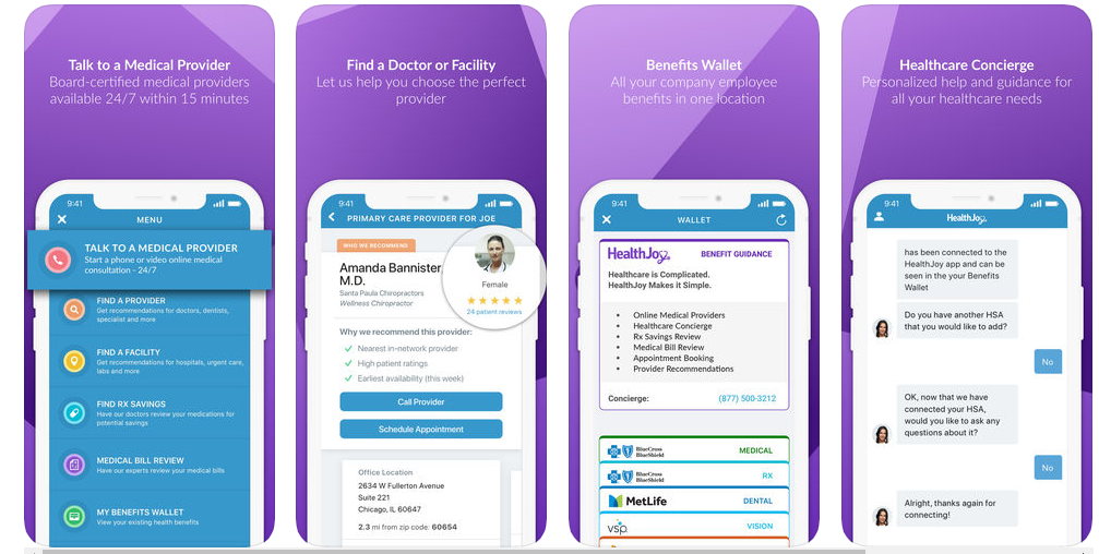 HealthJoy healthcare app