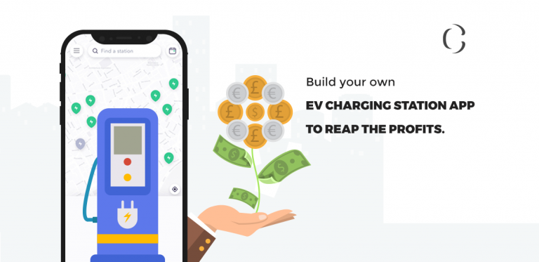 How are the EV charging station apps profitable and what is the current development in the market of EV charging stations