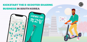 How to build an e-scooter app in south Korea like KickGoing