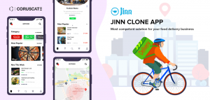 jinn app clone - food delivery app