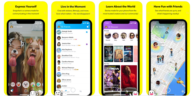 Snapchat app clone