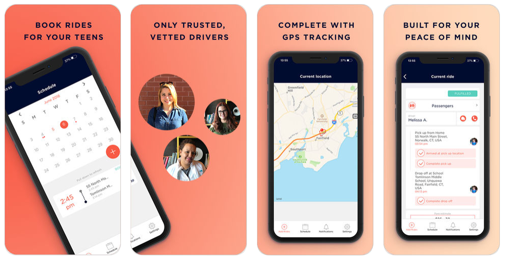 VanGo - Uber for kids ride sharing app
